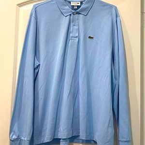 Lacoste long-sleeved polo shirt. 3XL. Almost new. Barely worn.